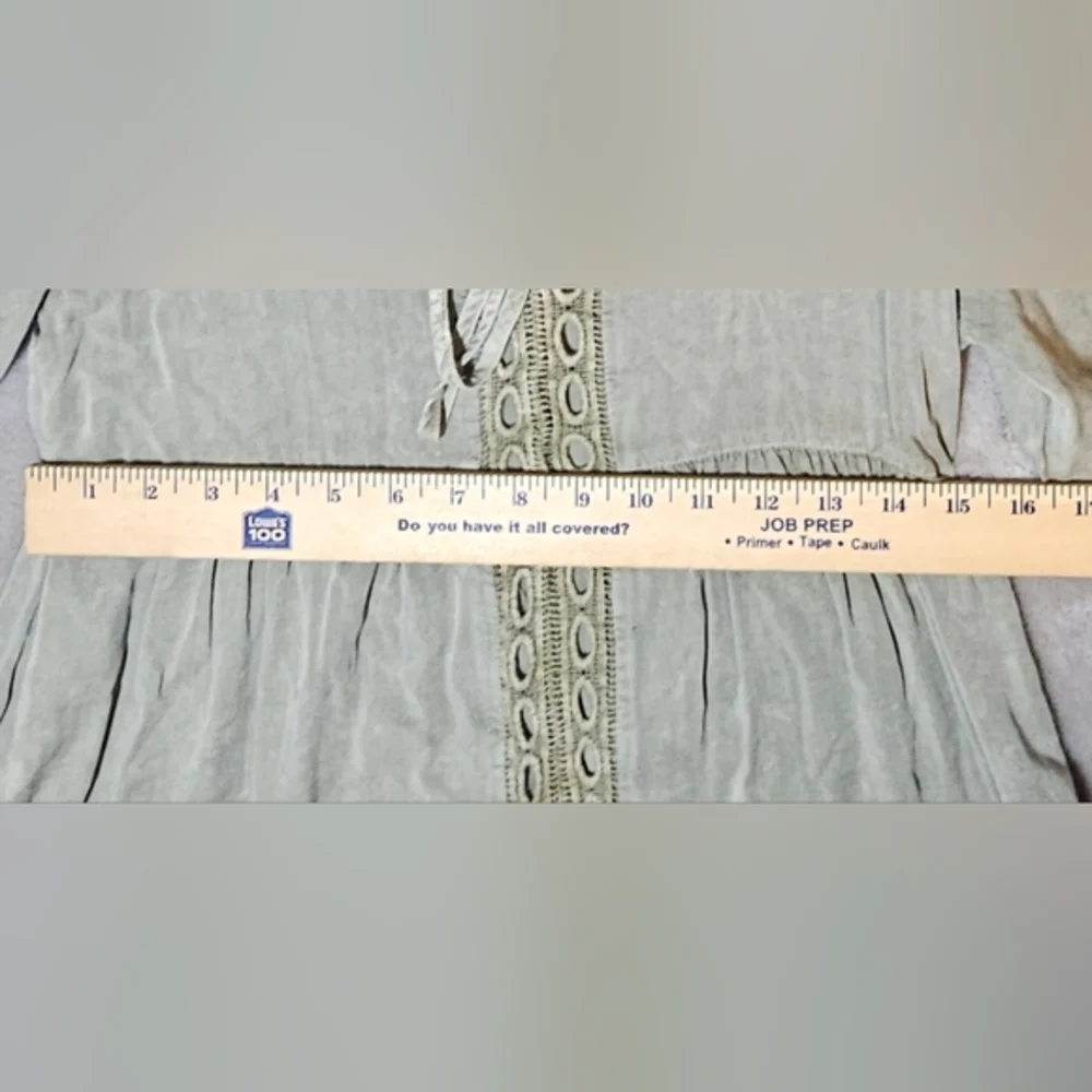 Altard State Woman's Cold Shoulder‎ Dress Size S Embroidered Design With Ribbon. - Picture 6 of 12